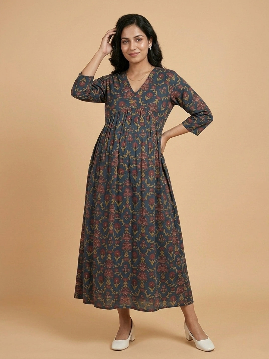  Bloom & Go Maternity and Nursing Dress Teal