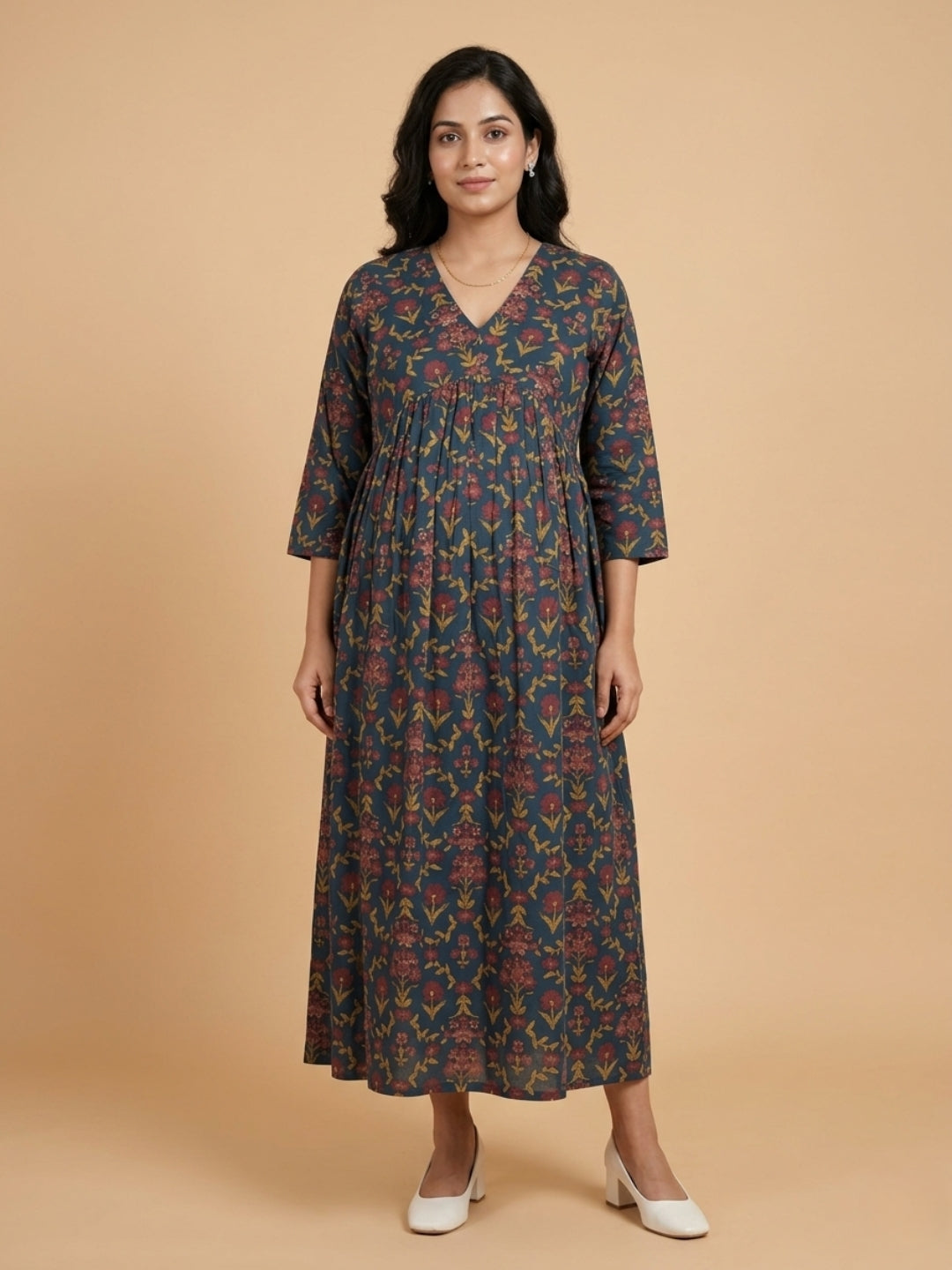  Bloom & Go Maternity and Nursing Dress Teal