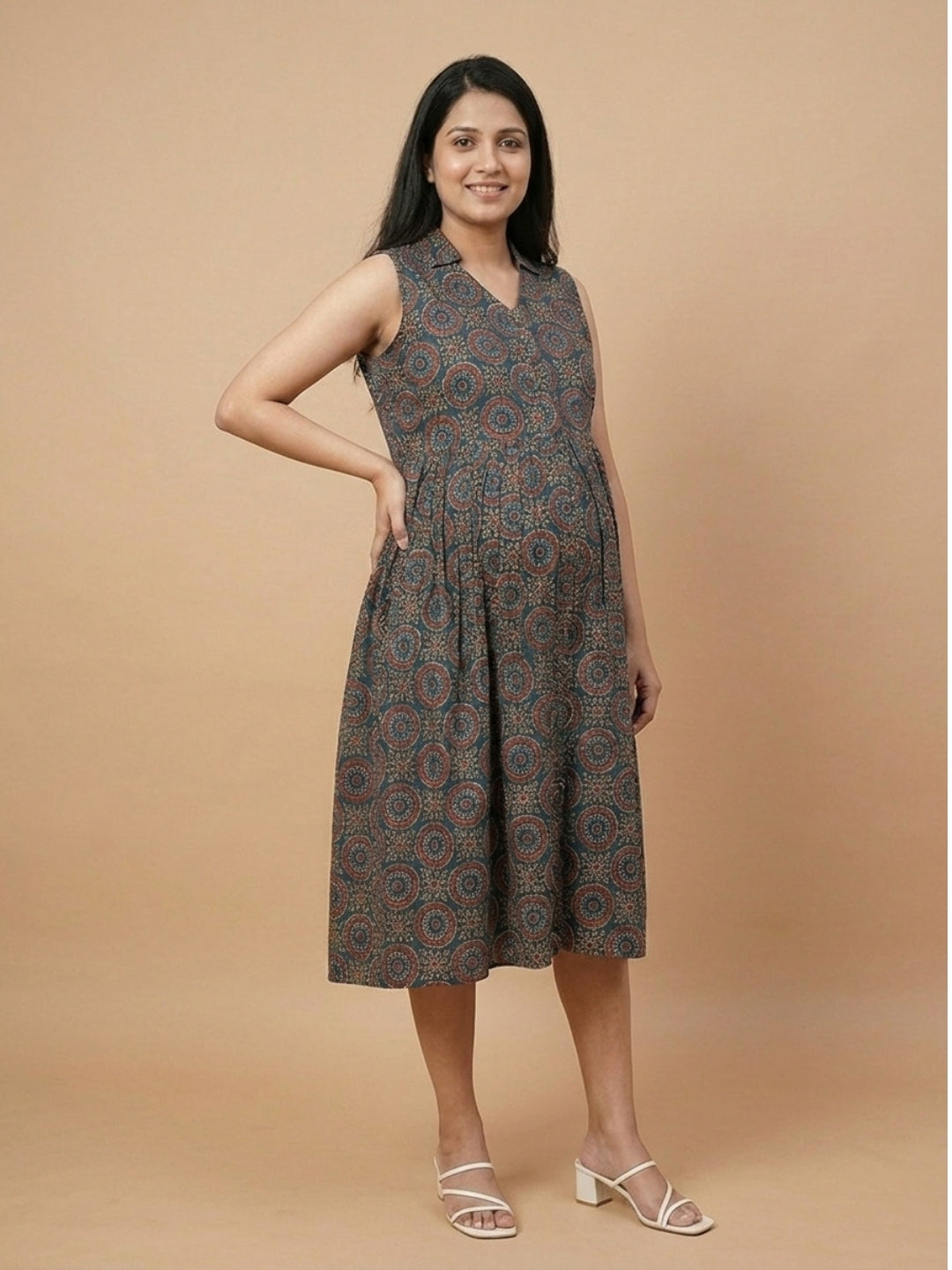  Green Era Maternity and Nursing Dress Green
