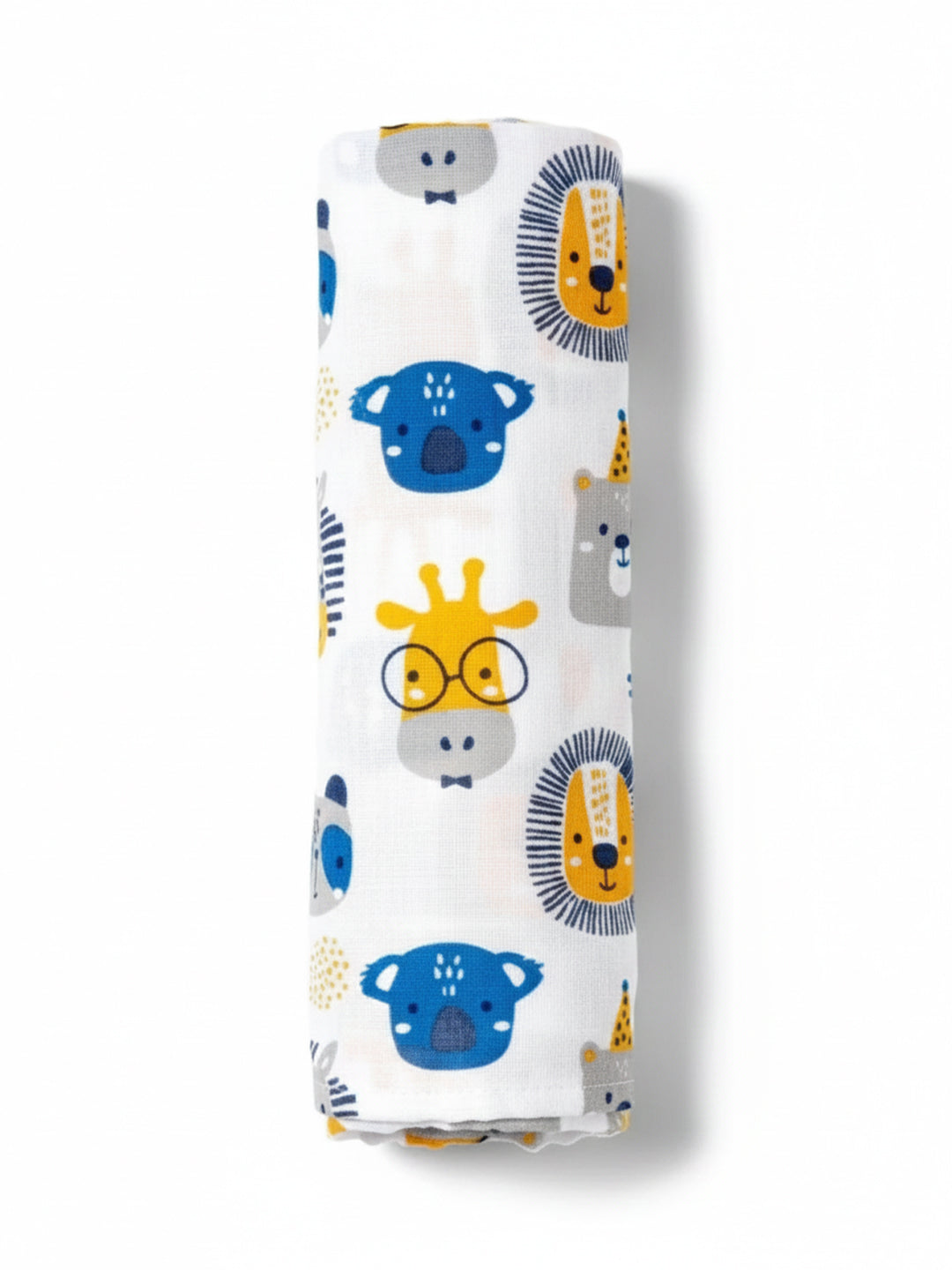 Combo Of 2 Guess The Animal Dino Forest Muslin Swaddle Wraps
