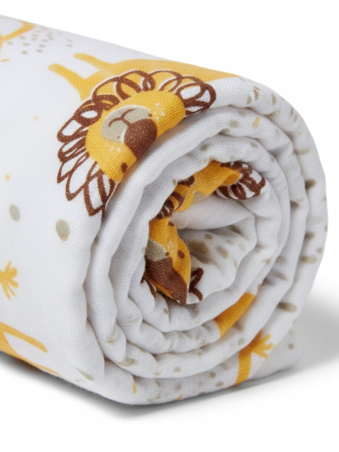 Jungle King & Tall Giraffe 2 PC Cotton Muslin Swaddle Wrap
