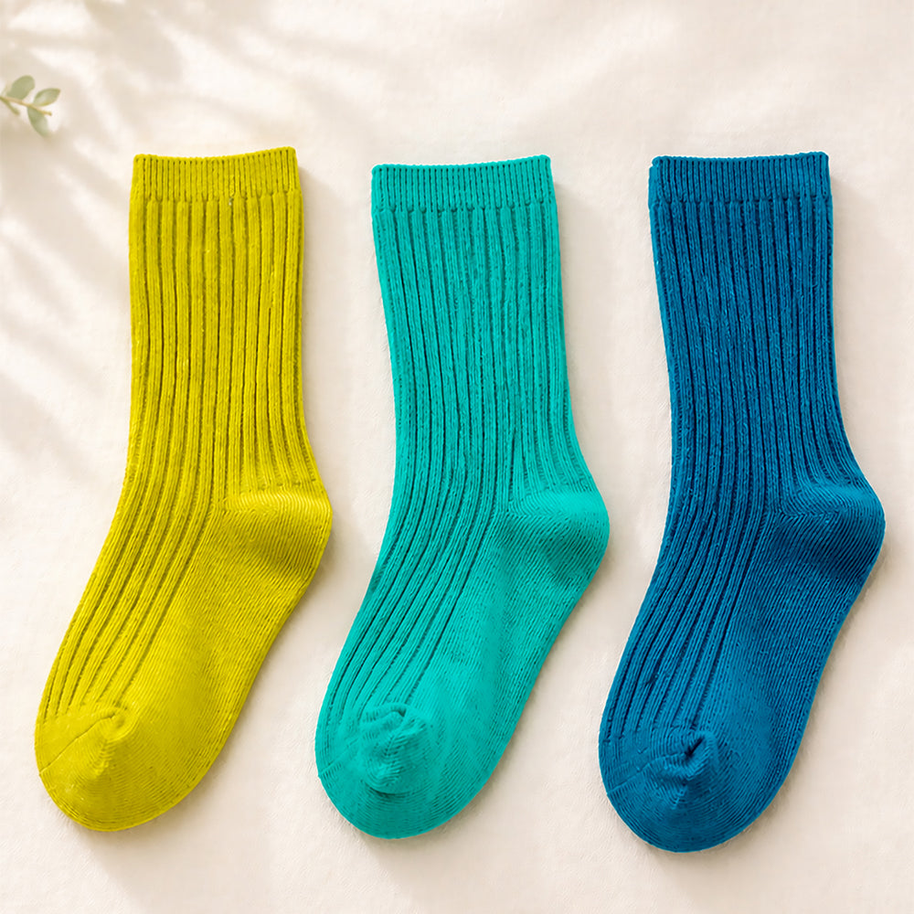 Little Surprise Box Olive Mint Teal Dark Socks Set
