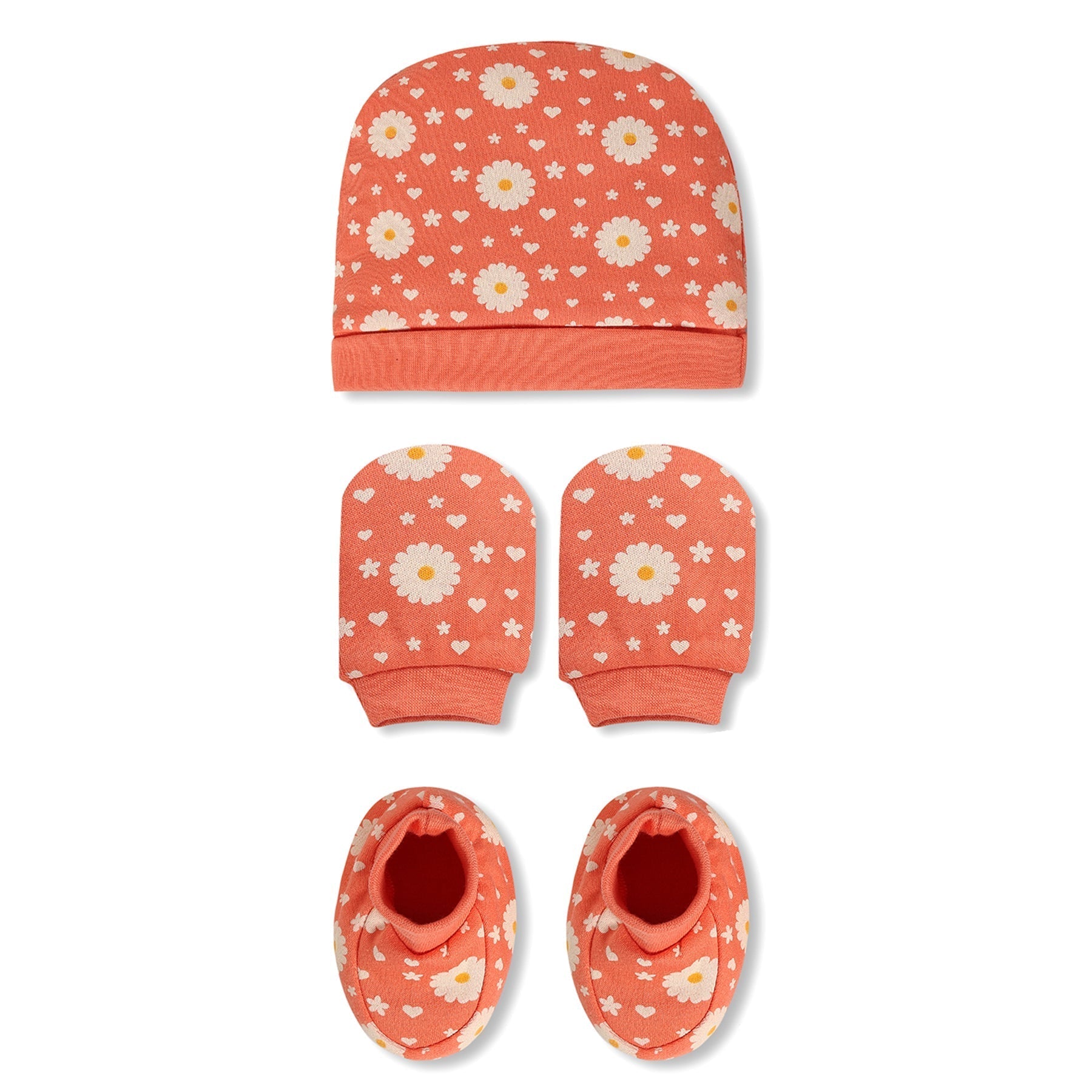Blossom Bundle 7 PCS Newborn Unisex Gift Hamper Set With Milestone Cards