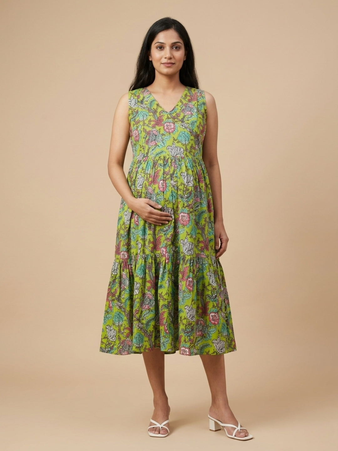  Pastel Pure Maternity and Nursing Dress Multi