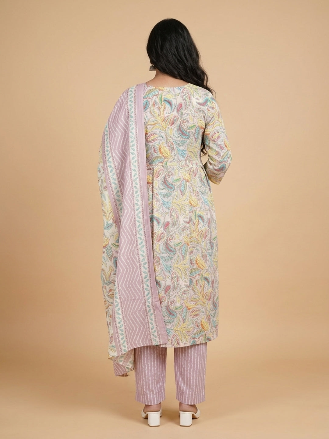  Vivid Vibes Maternity and Nursing Kurta Set Multi