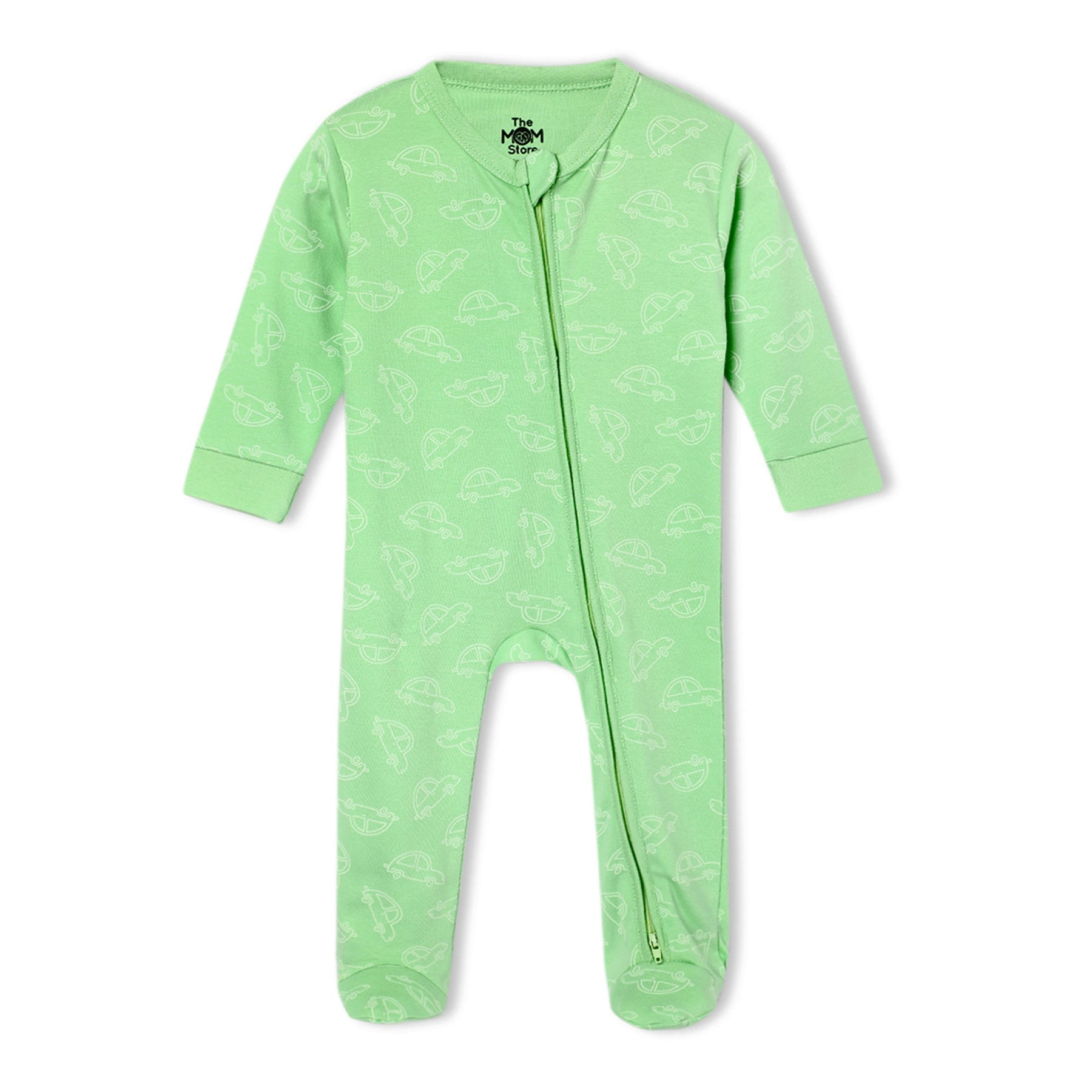 Sunset Safari 5 PCS Newborn Baby Gift Box With Romper And Milestone Cards