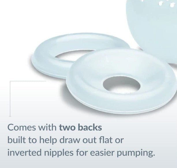Ameda DuoShell Breast Shells Nipple Comfort Inverted Nipple Support 2-Pack