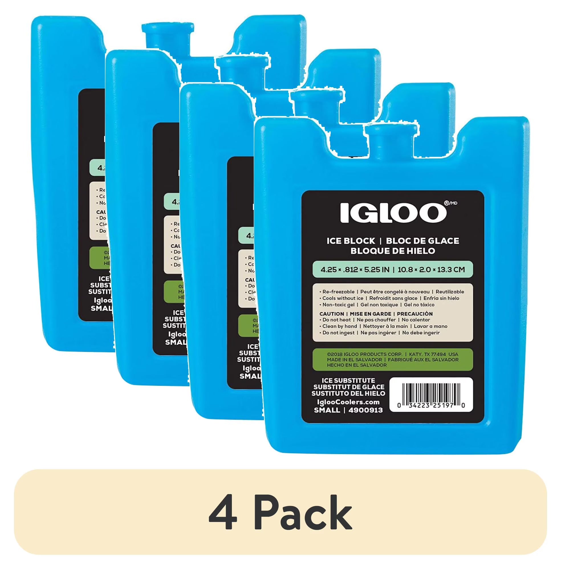 Ameda Igloo Freezer Elements Travel Case Compatible Pack of 4