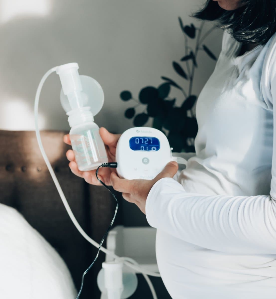 Ameda Mya Joy Single Electric Breast Pump White 1.32lb