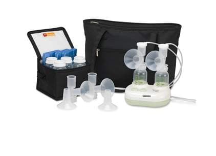 Ameda Purely Yours Ultra Double Electric Breast Pump With Tote Bag