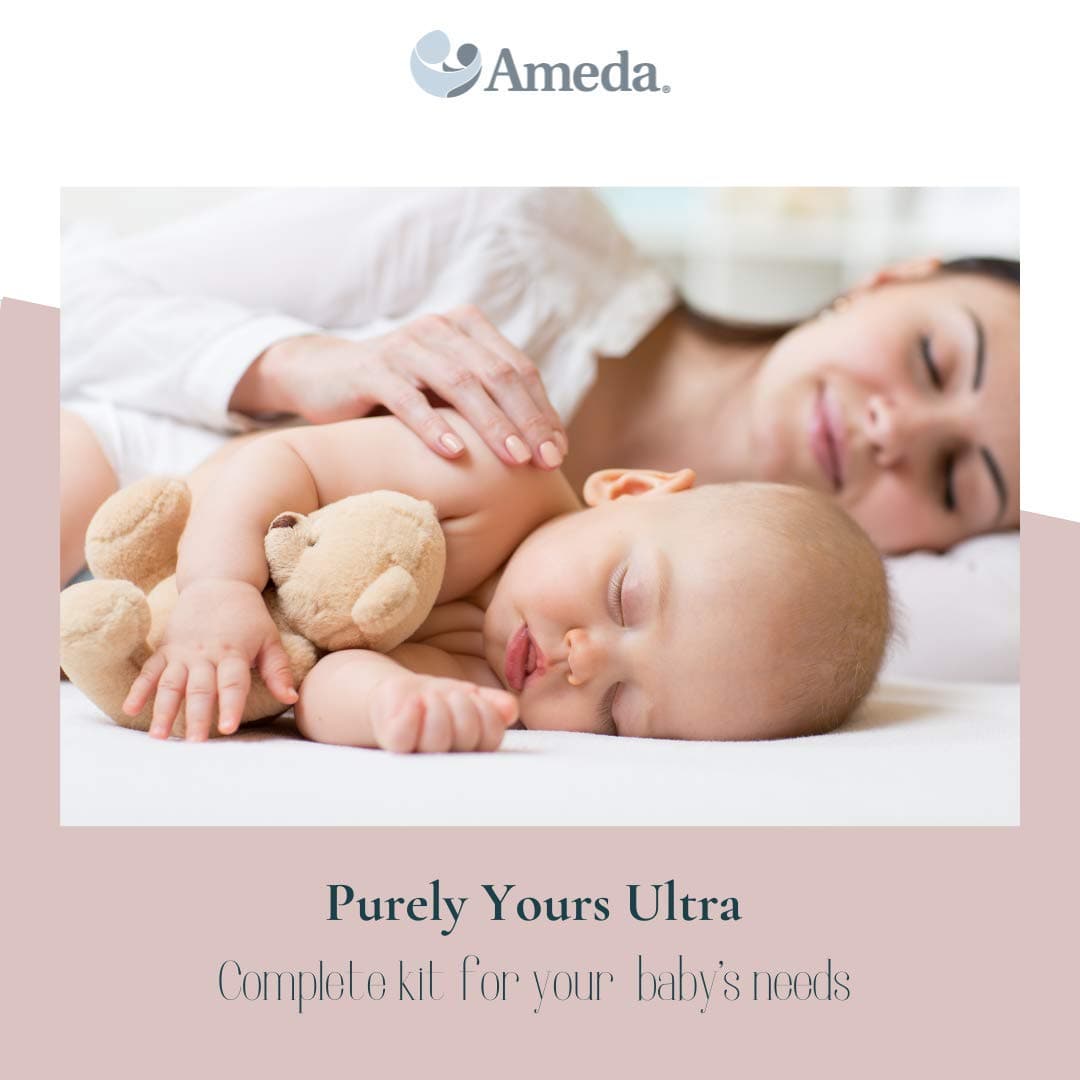 Ameda Purely Yours Ultra Double Electric Breast Pump With Tote Bag