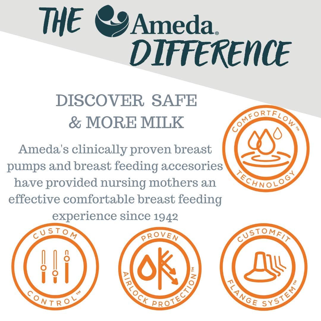 Ameda Purely Yours Ultra Double Electric Breast Pump With Tote Bag