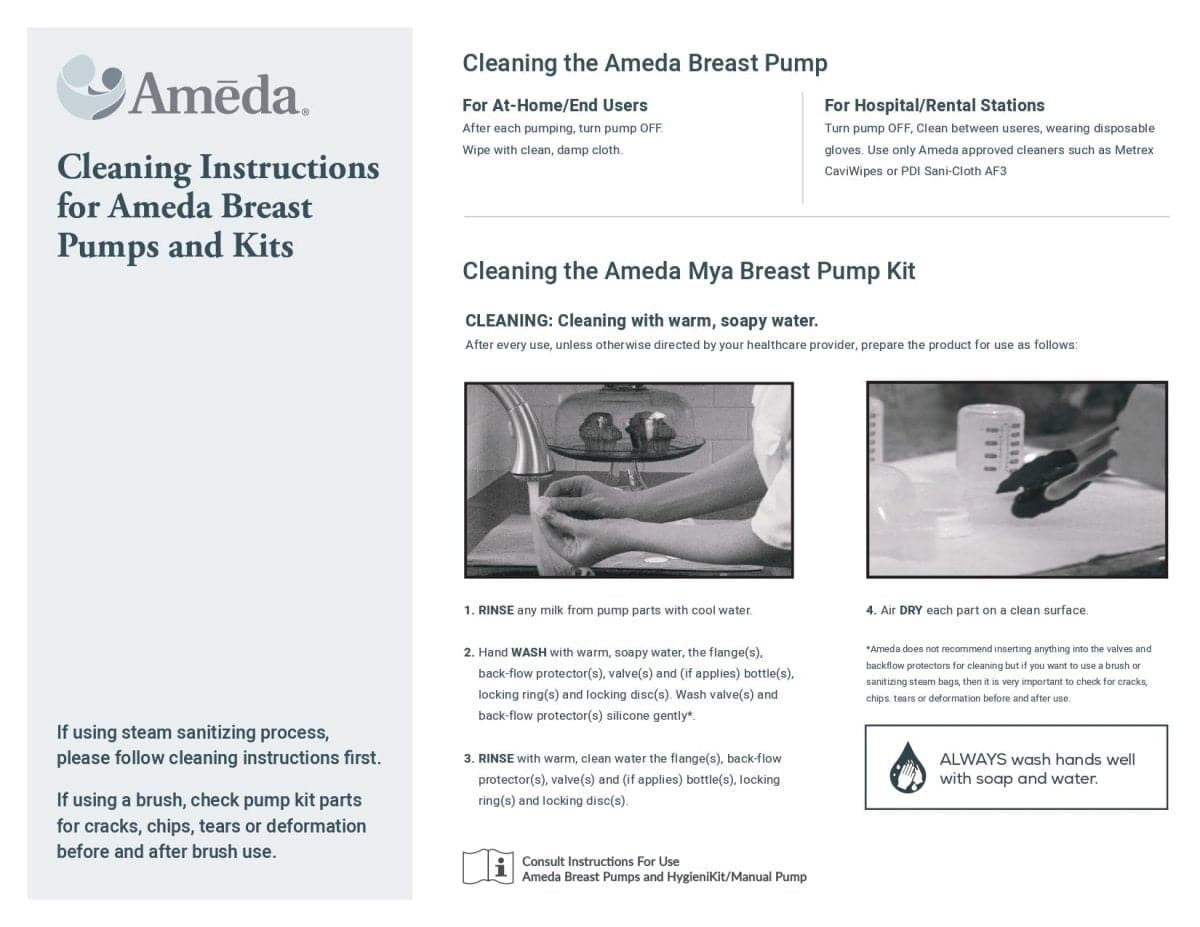 Ameda Purely Yours Ultra Double Electric Breast Pump With Tote Bag