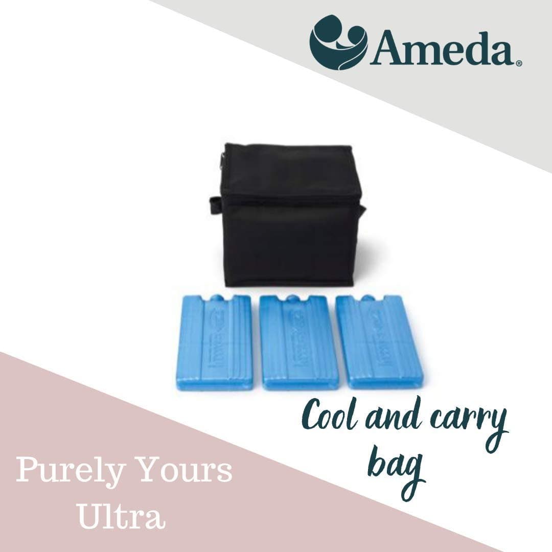 Ameda Purely Yours Ultra Double Electric Breast Pump With Tote Bag