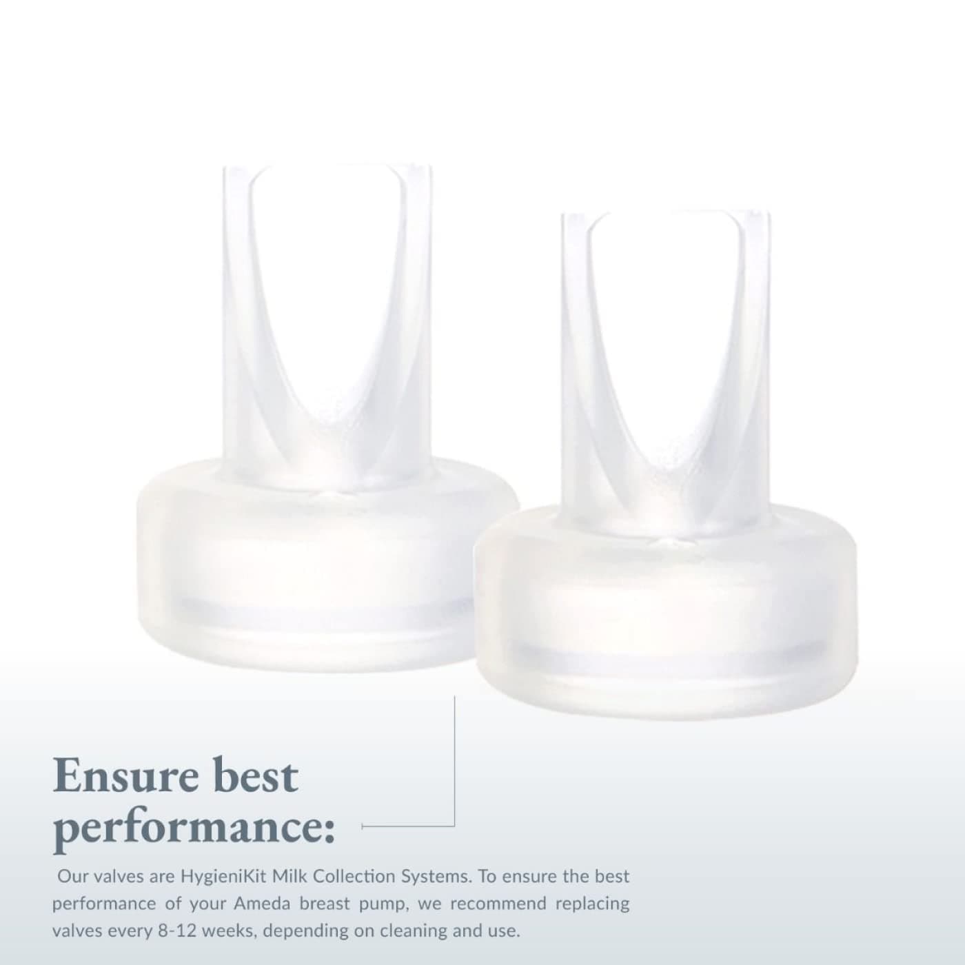 Ameda Inc HygieniKit Breast Pump Replacement Valves 2-Pack 0.22lb