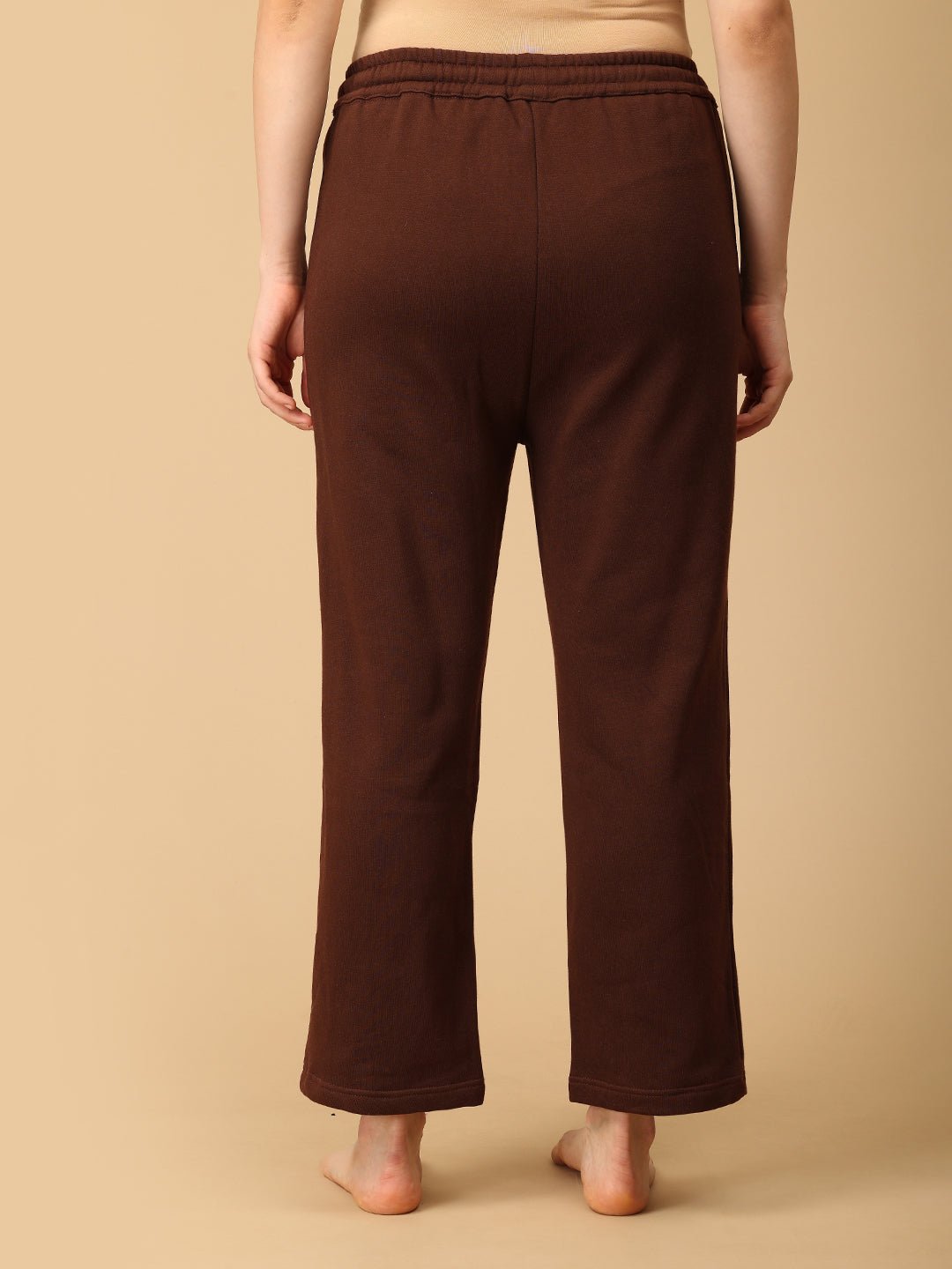  Americano Blaze Maternity and Nursing Hoodie Pajama Set Brown