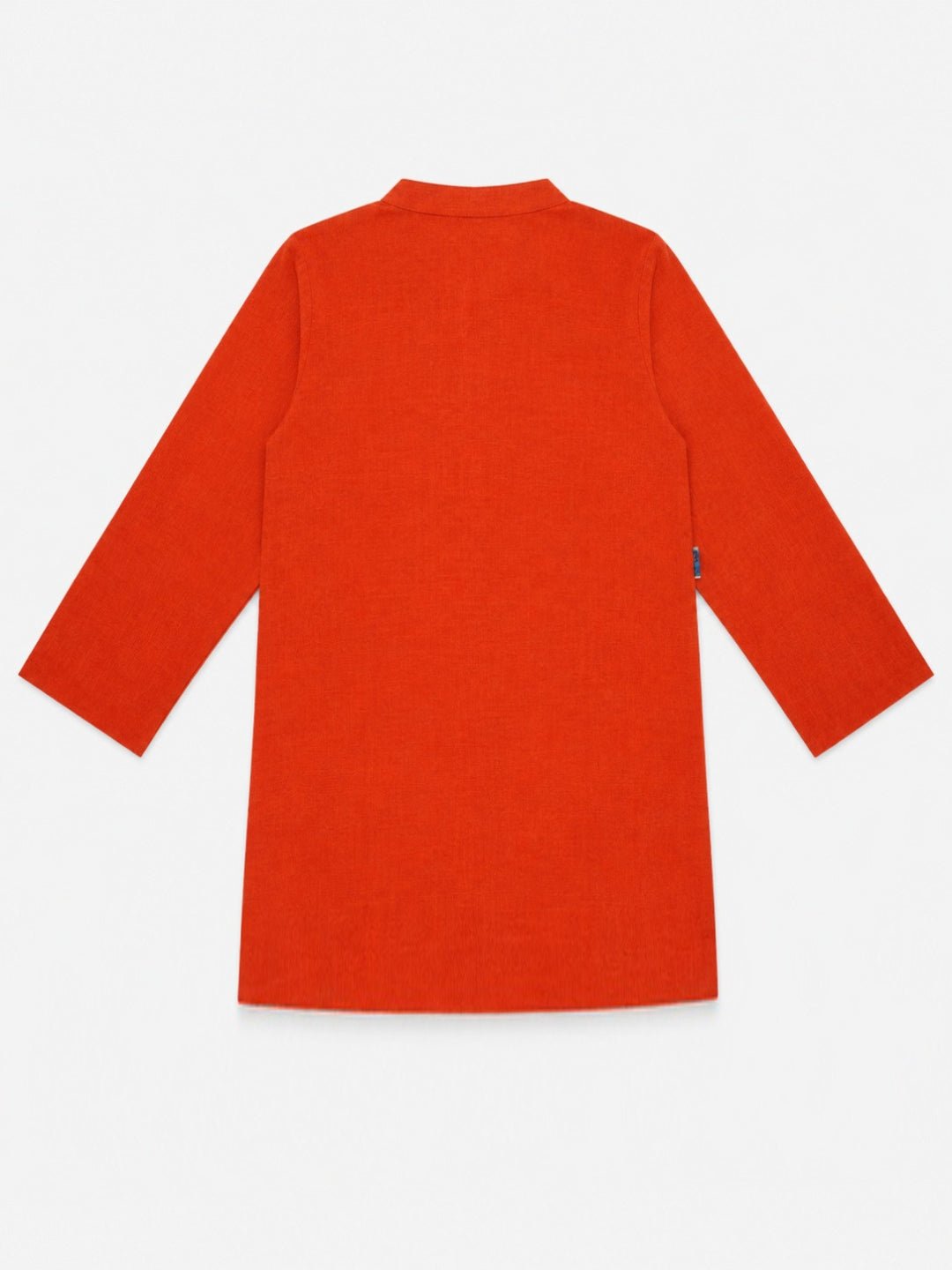 Avani Vatika Rust Embroidered Boys Kurta Pajama Set