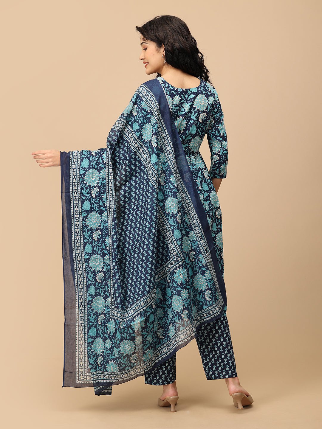  Azure Grace Maternity and Nursing Kurta Set Multi