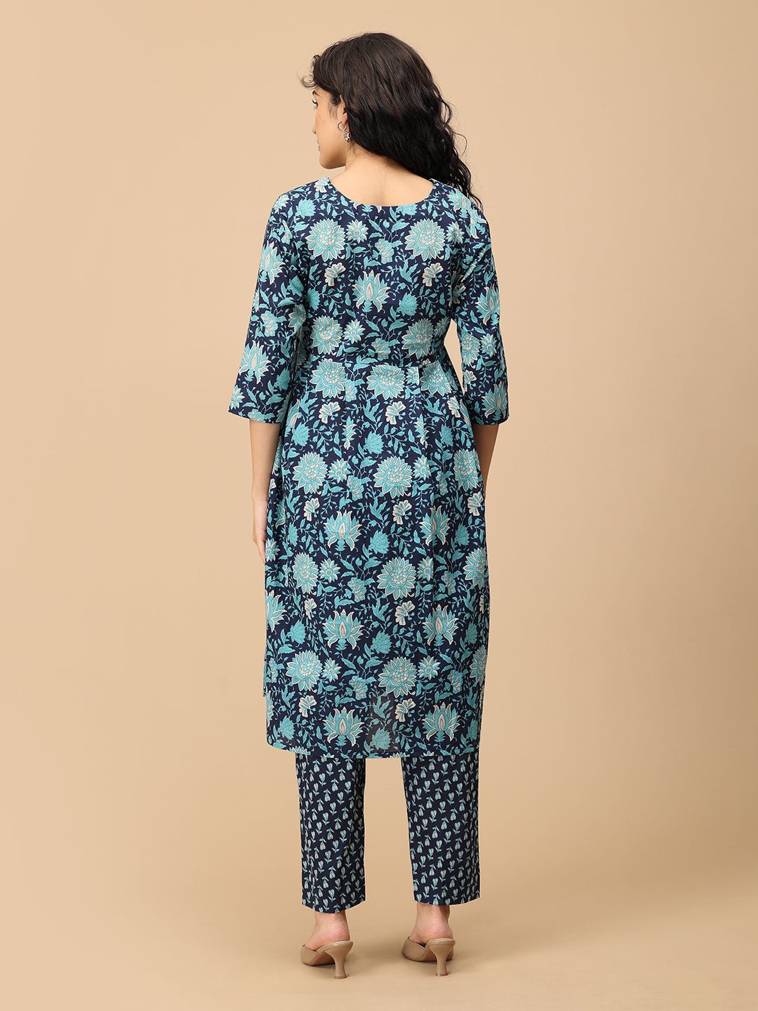  Azure Grace Maternity and Nursing Kurta Set Multi