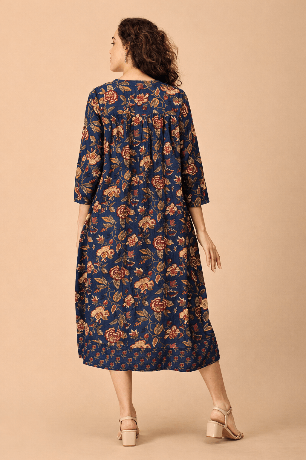  Azurelle Maternity and Nursing Dress Blue