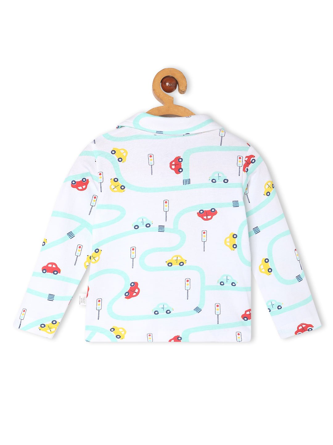 White City Drive Cotton Pajama Nightsuit Set For Kids