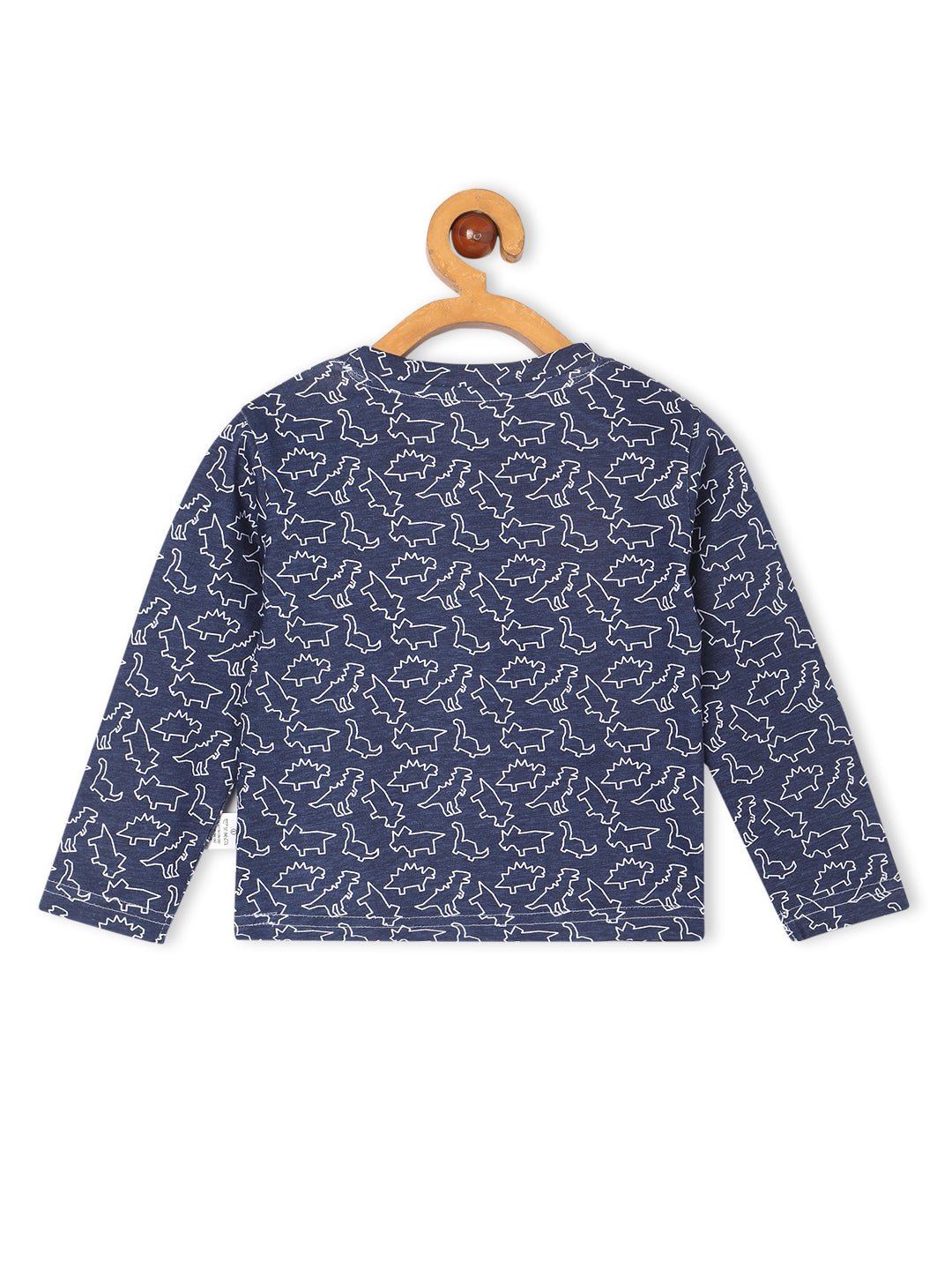  Blue Dinos Rule Printed Cotton Pajama Nightsuit Set