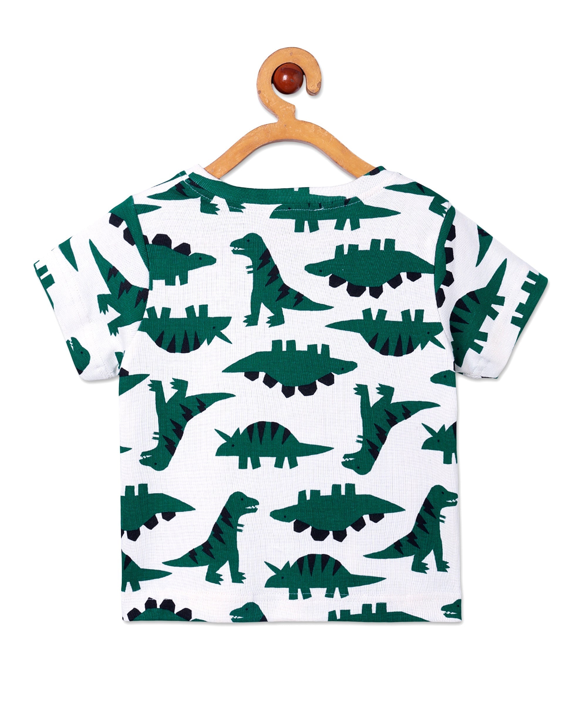 Multi Dreamasaurus Dino Printed Pajama Set For Kids