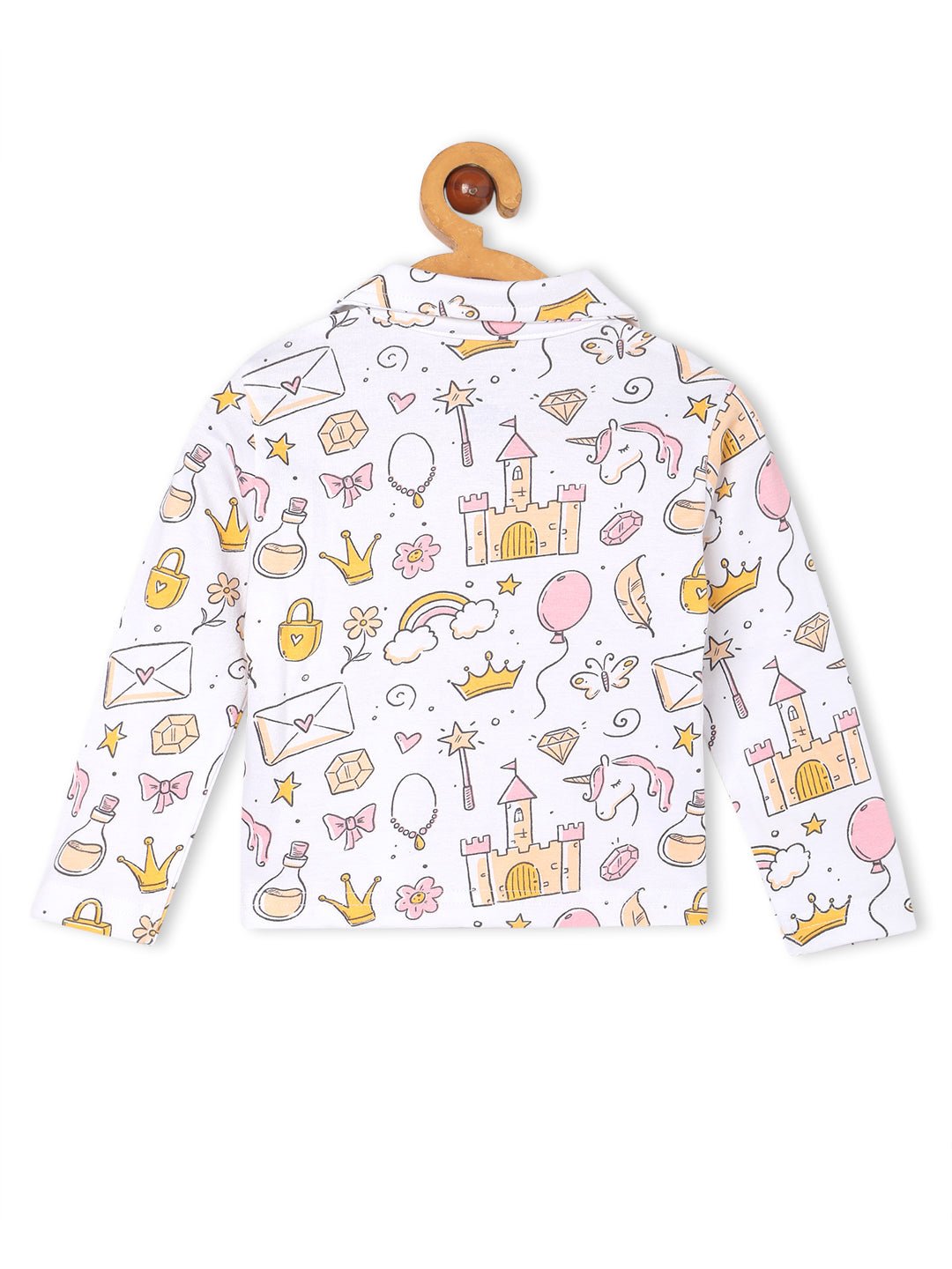  Fairy Princess Printed Baby Kids Pajama Nightsuit Set