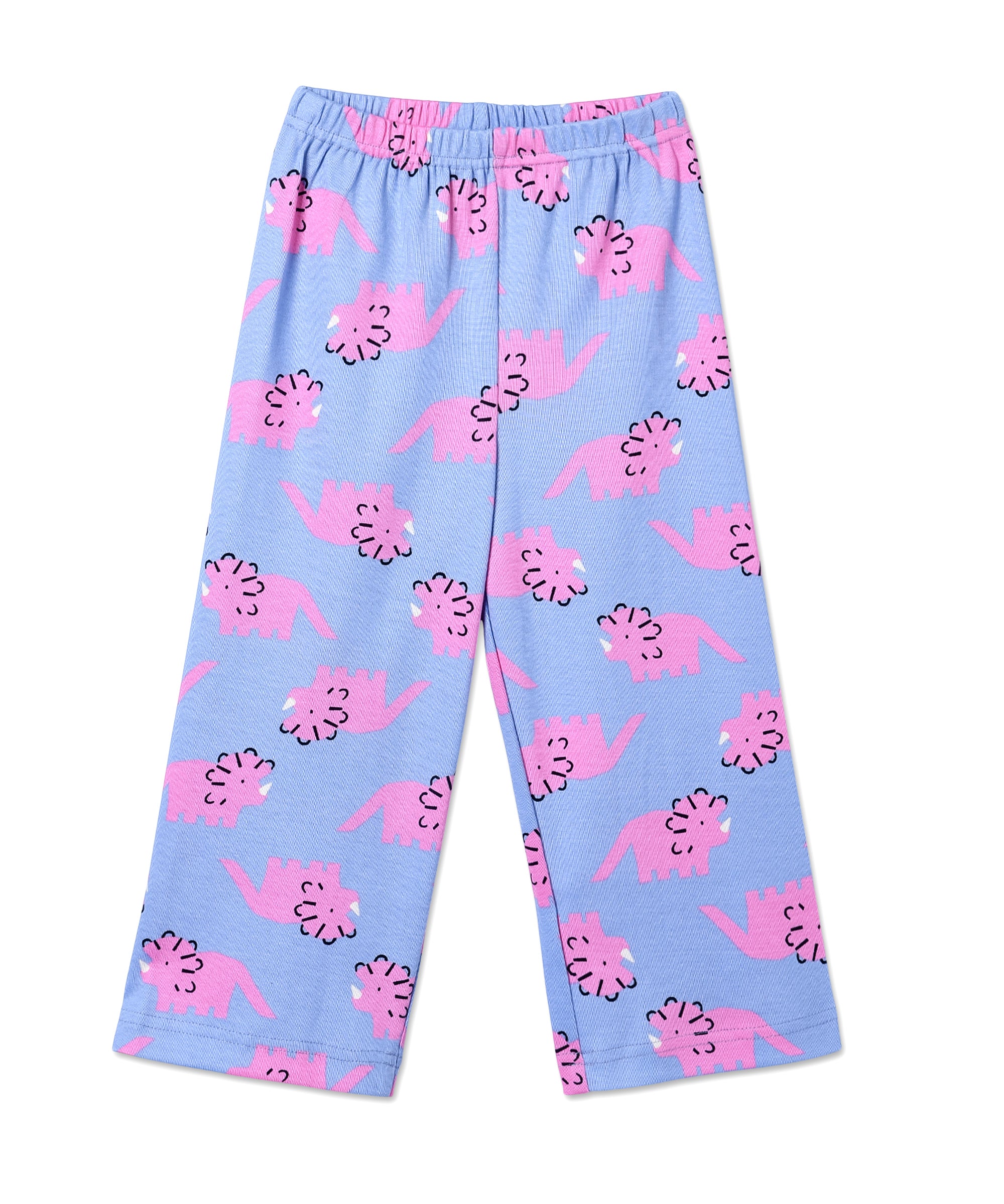 Multi Roar & Rest Animal Printed Pajama Set For Kids