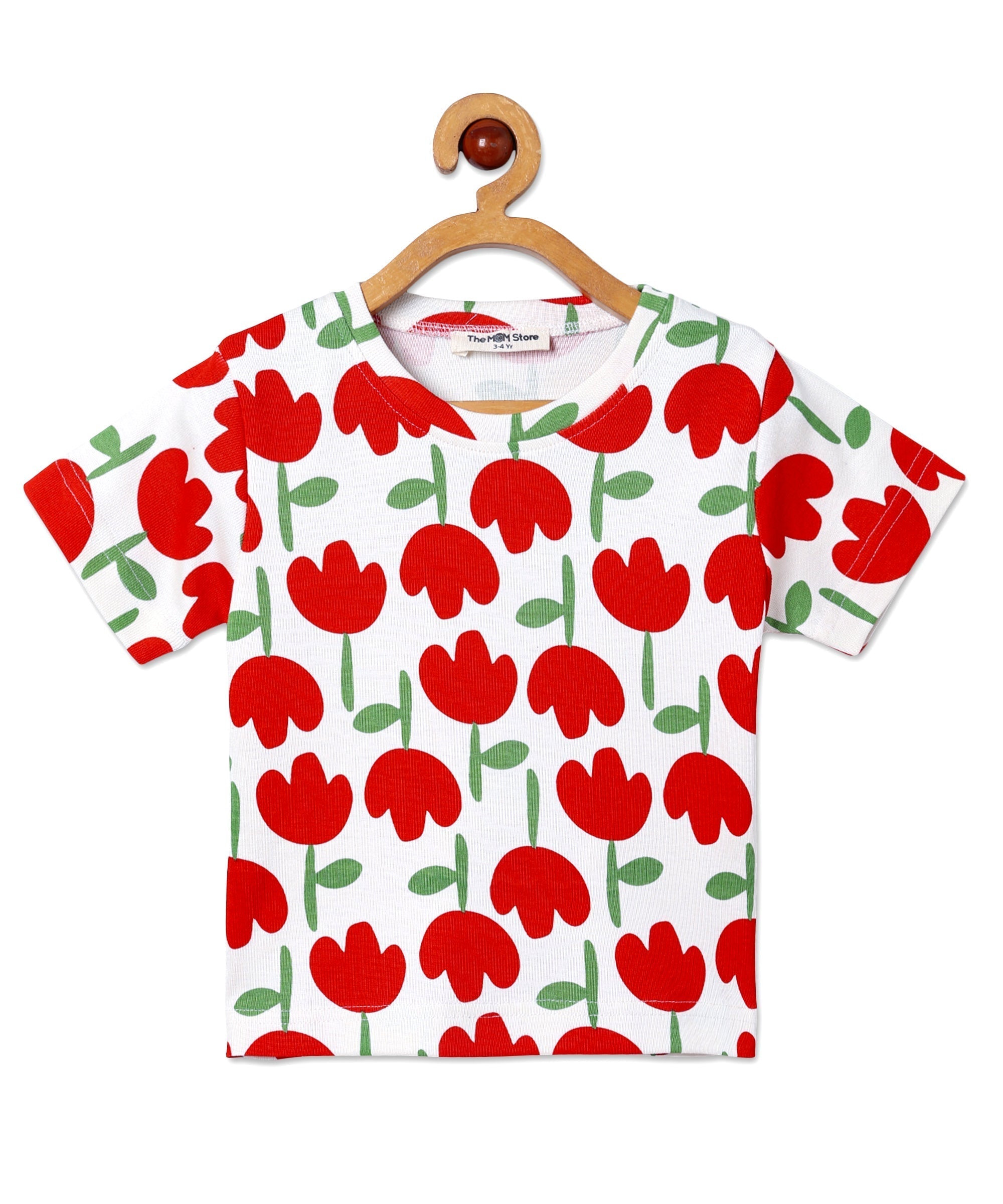 Multi Tulip Twinkle Pajama Set For Kids