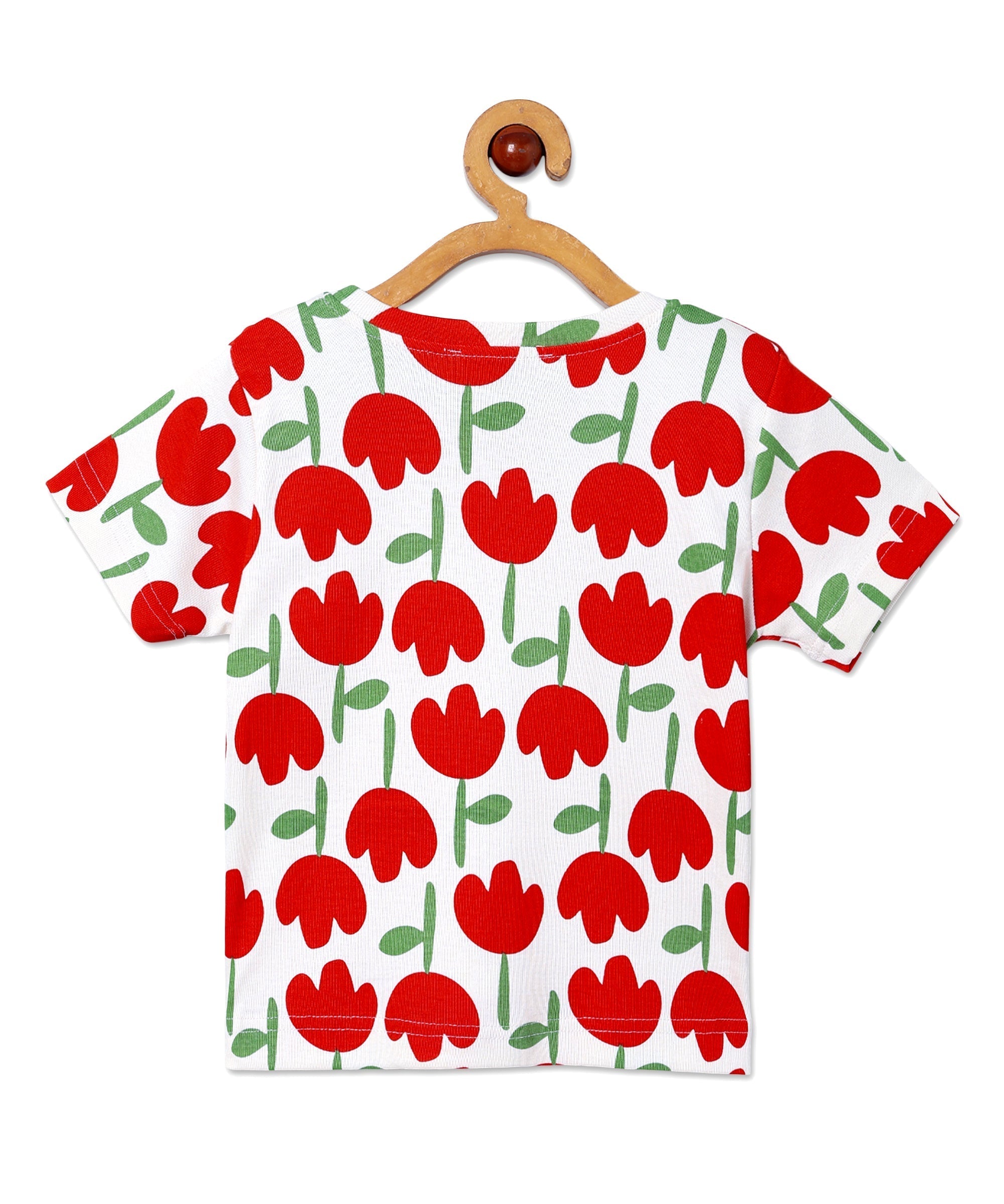 Multi Tulip Twinkle Pajama Set For Kids