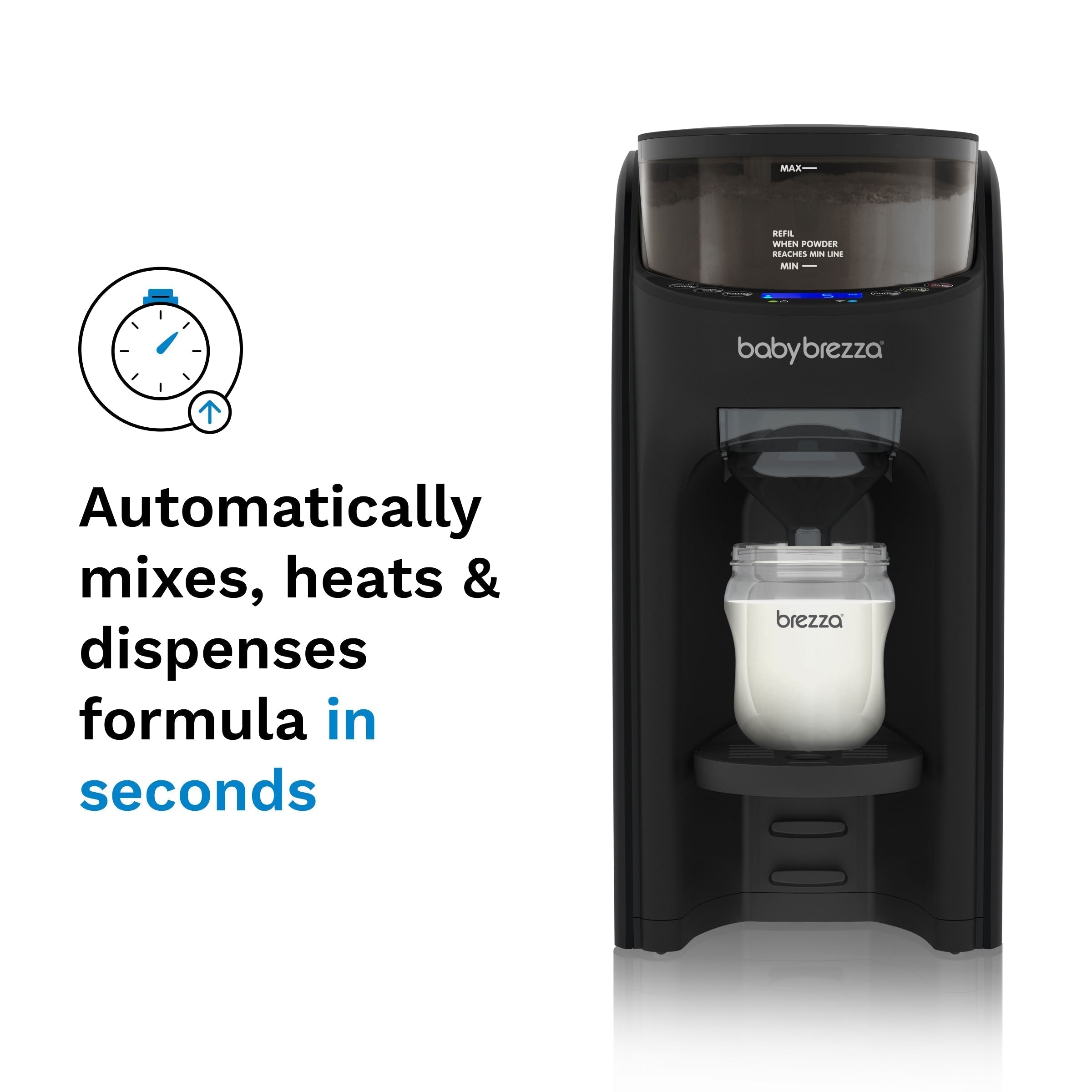 Baby Brezza Formula Pro Advanced Automatic Powder Mixer Black 8.51lb