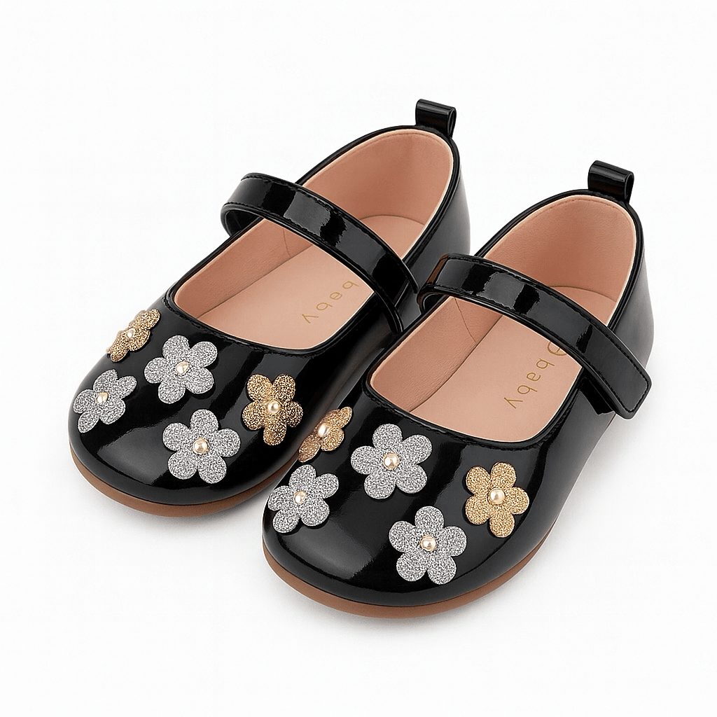 Baby Doe Black Daisy Ballerina Infant Set