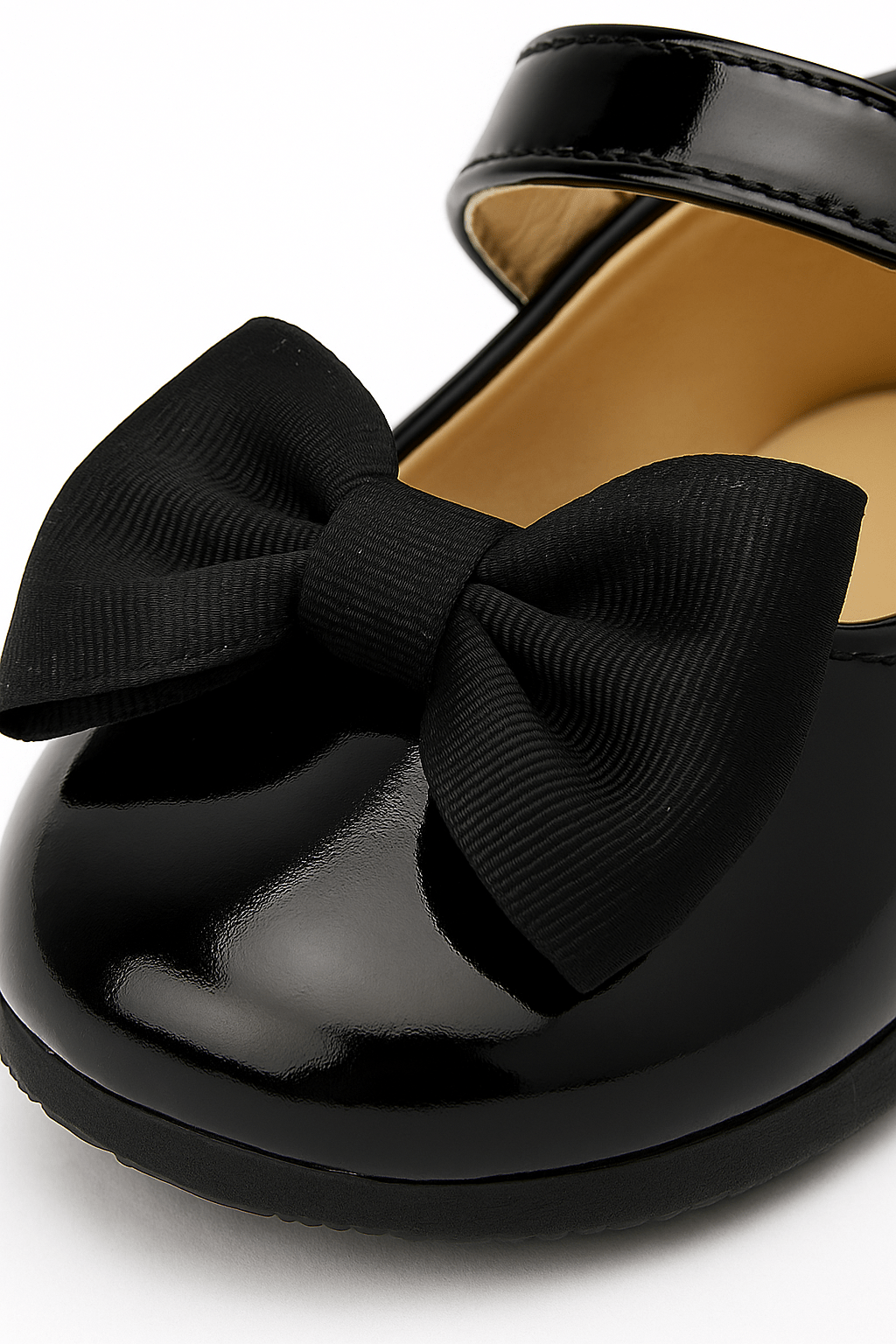 Baby Doe Black Pretty Little Bow Prewalker