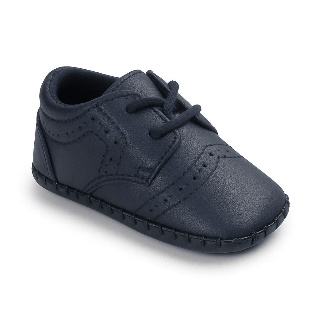 Baby Doe Blue Brogues Prewalkers
