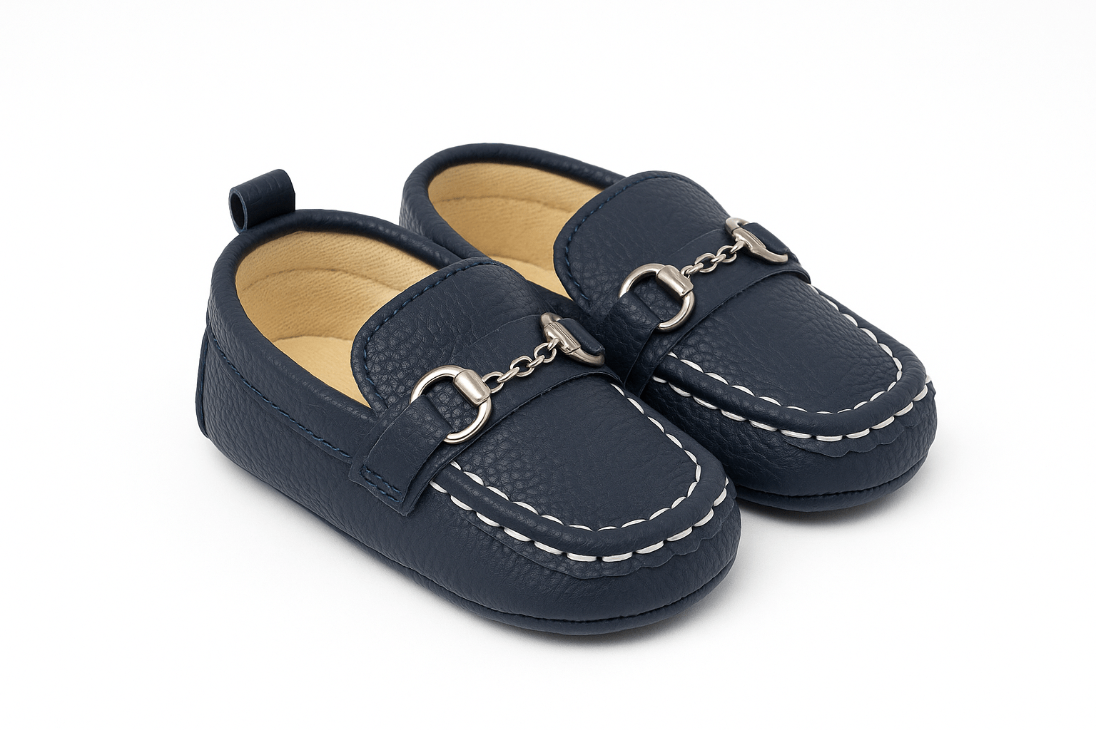 Baby Doe Blue Oxford Loafers