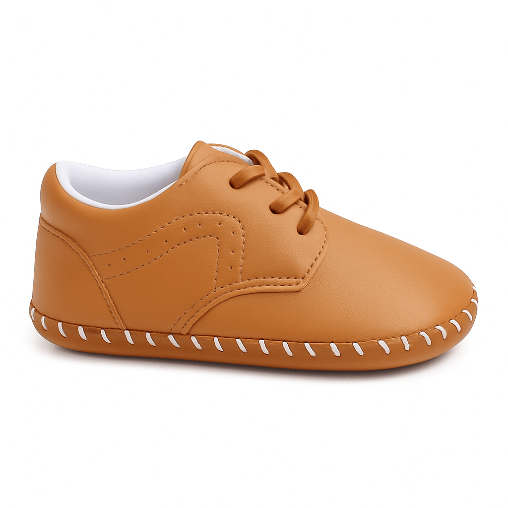 Baby Doe Brown Brogues Prewalkers Infant Set