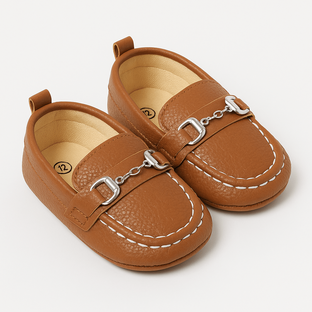 Baby Doe Brown Oxford Loafers