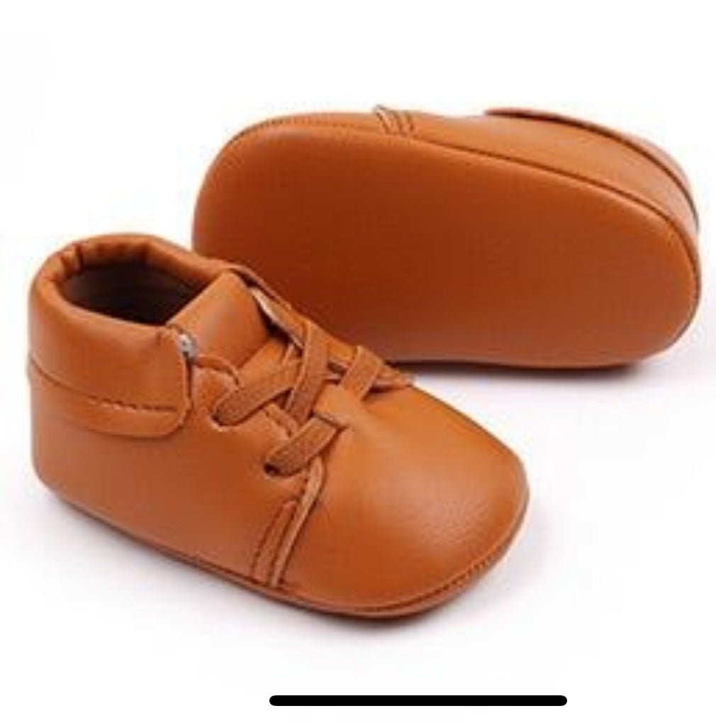 Baby Doe Famous Tan High Top Sneakers