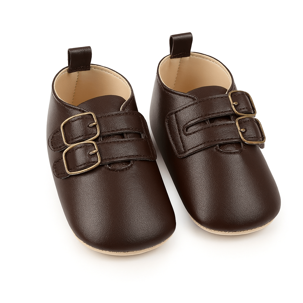 Baby Doe Mr Monk Brown Formal Shoes