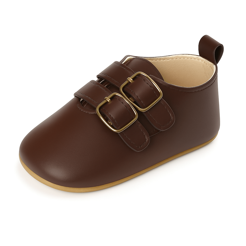Baby Doe Mr Monk Brown Formal Shoes