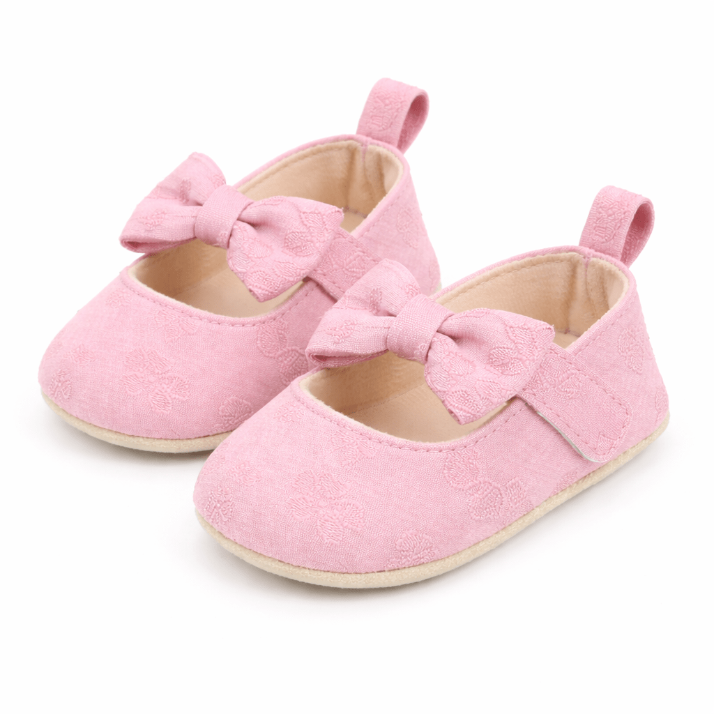 Baby Doe Pink BowBelle Prewalker Shoes