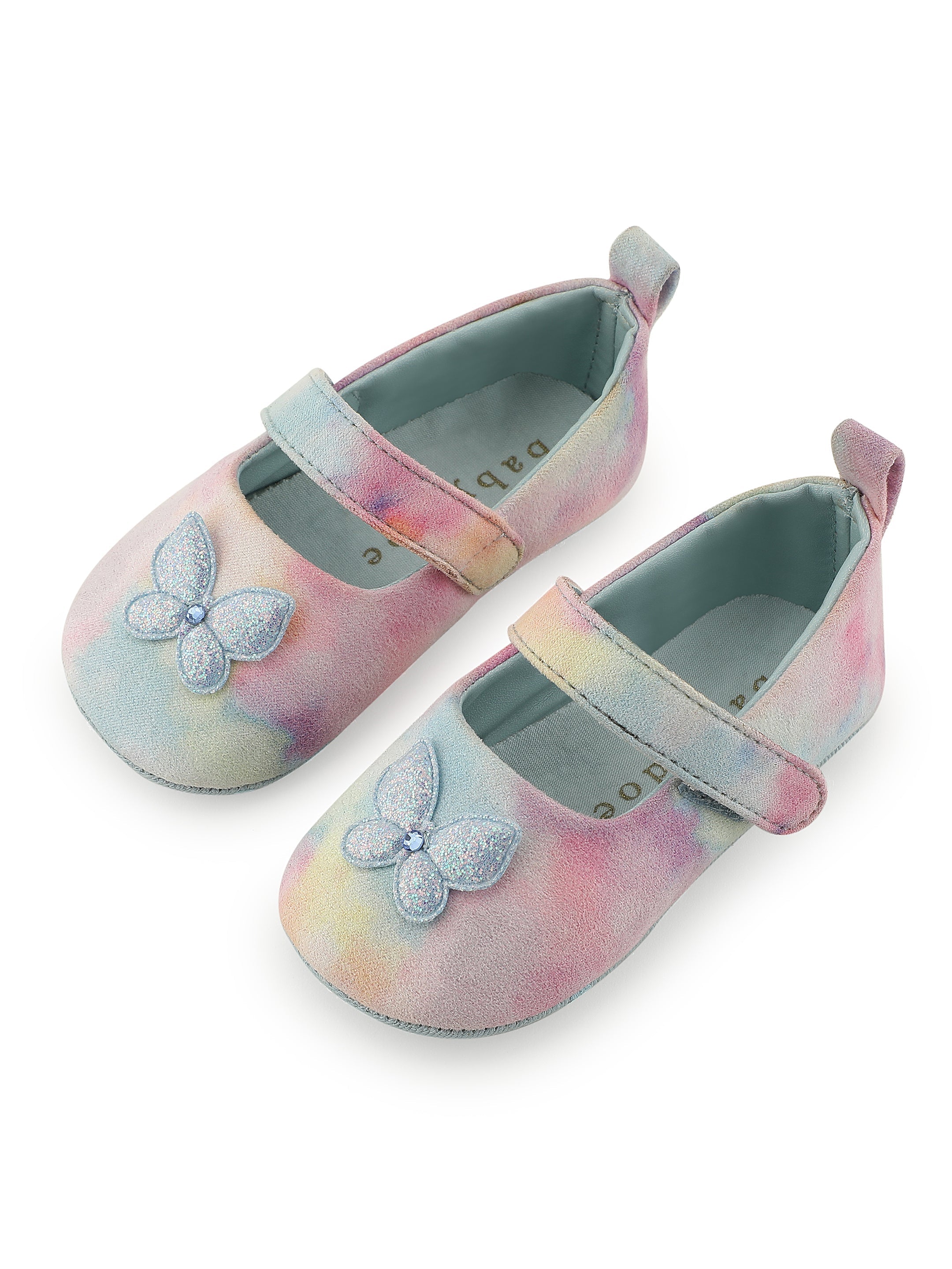 Baby Doe Colour Me Blue Prewalker Ballerinas First Walker Shoes