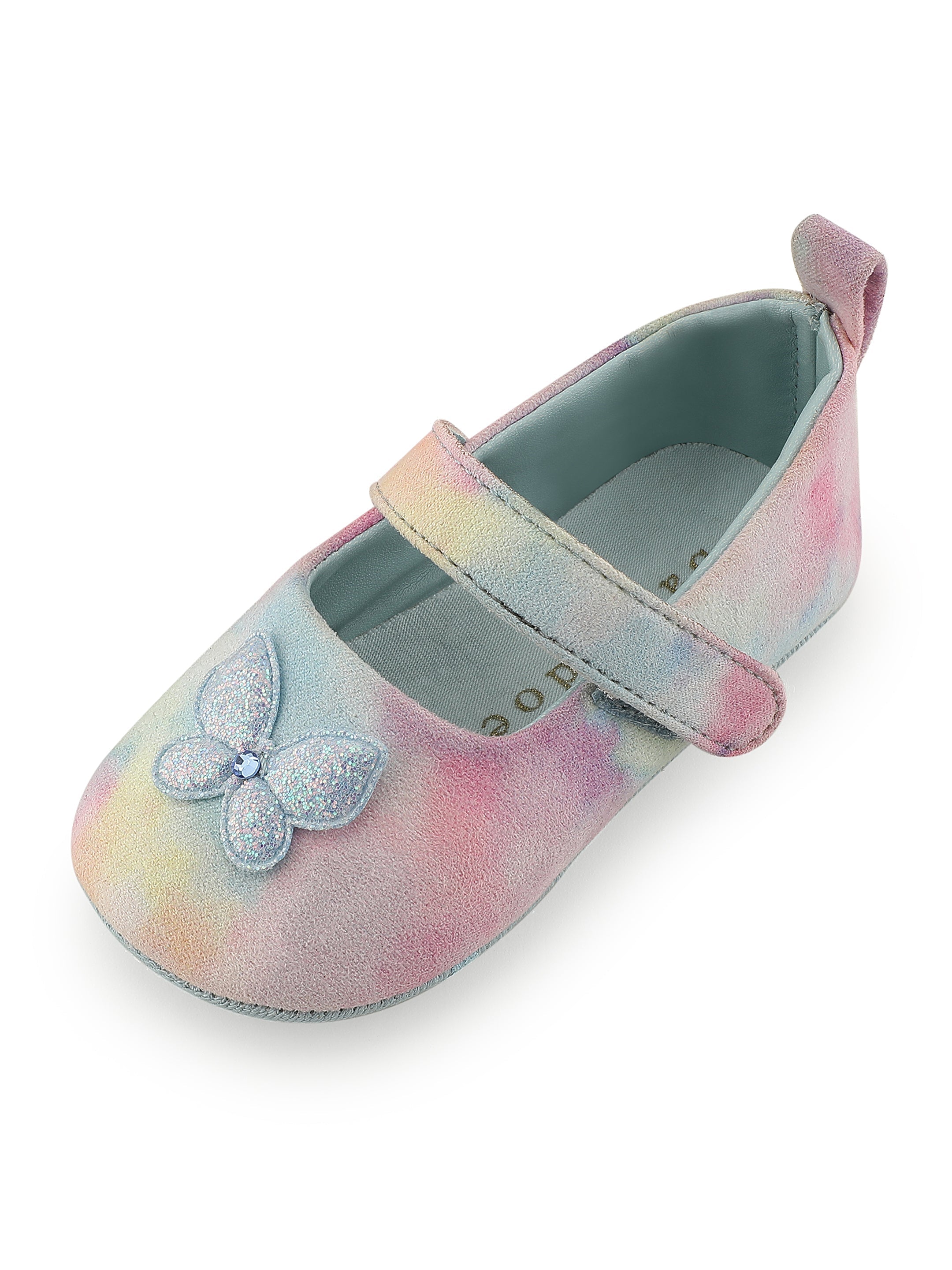 Baby Doe Colour Me Blue Prewalker Ballerinas First Walker Shoes