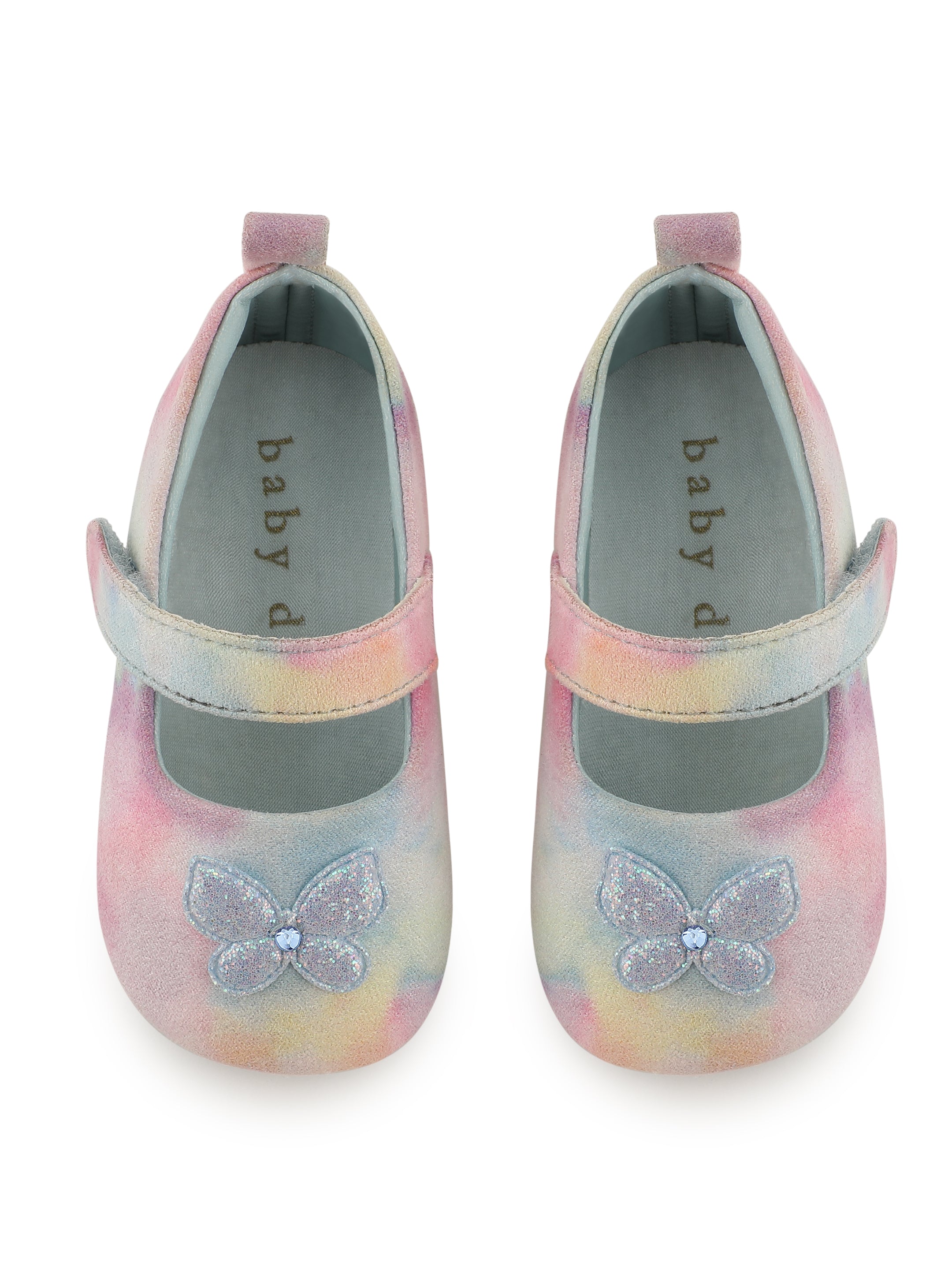 Baby Doe Colour Me Blue Prewalker Ballerinas First Walker Shoes