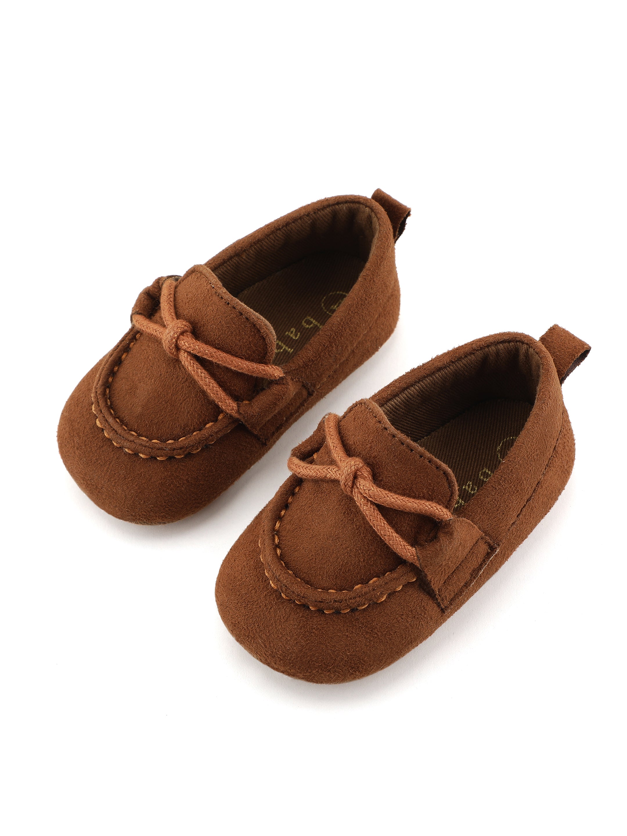 Baby Doe Brown Mr. Doe Loafer Prewalker Shoes For Boys