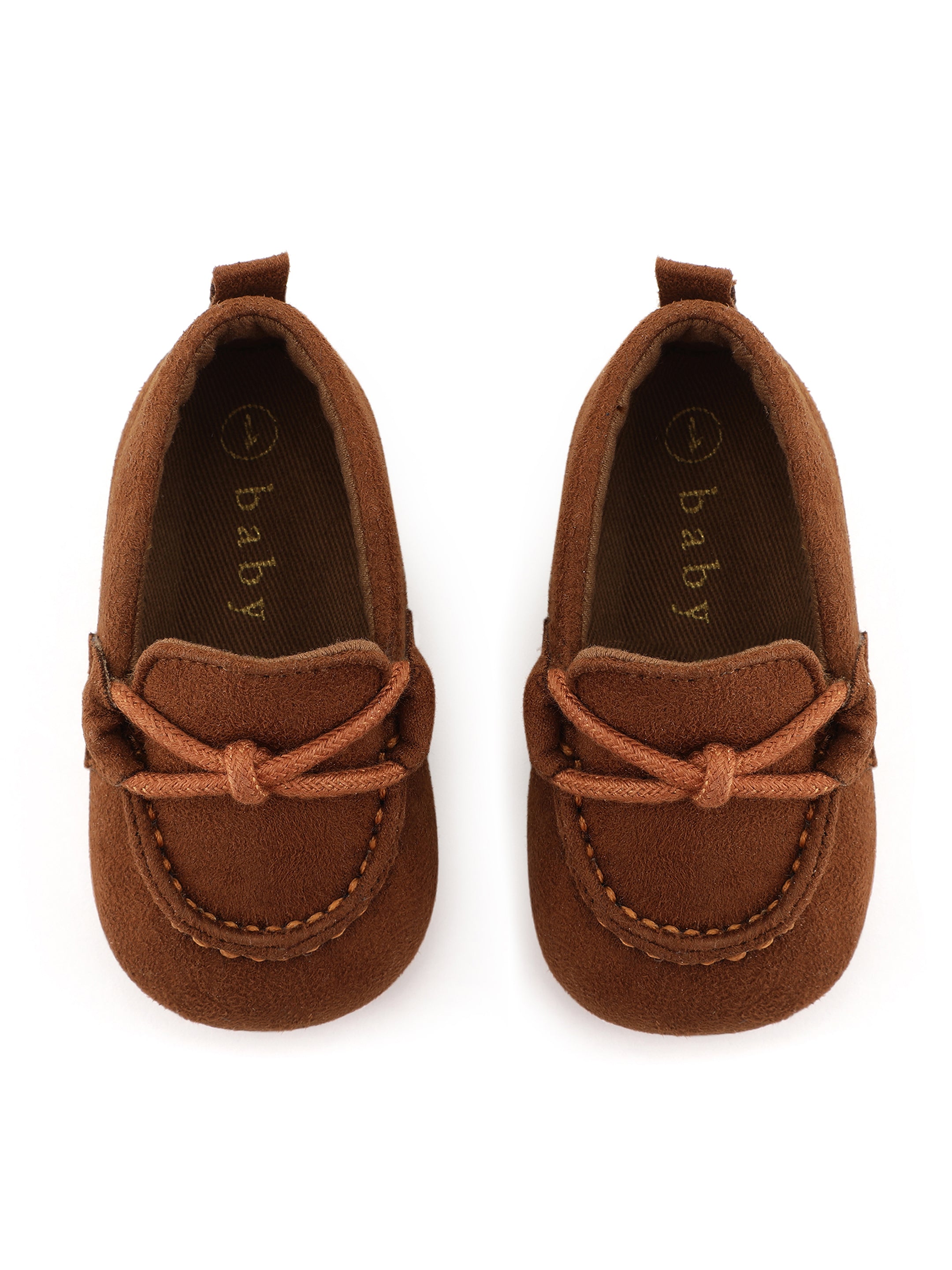 Baby Doe Brown Mr. Doe Loafer Prewalker Shoes For Boys