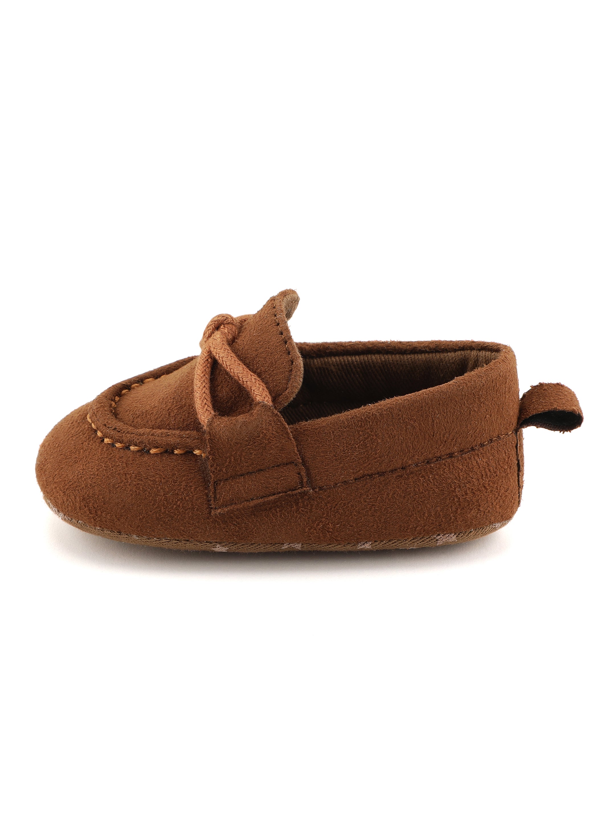 Baby Doe Brown Mr. Doe Loafer Prewalker Shoes For Boys