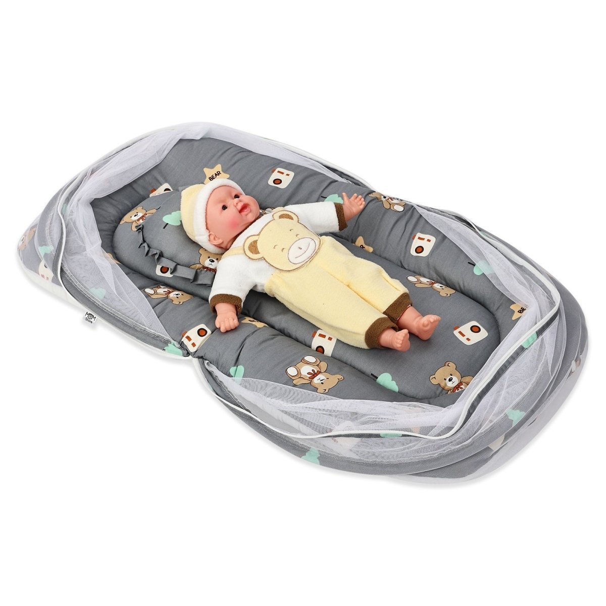 Bear Buddies Portable Cotton Mosquito Net Bed For Babies