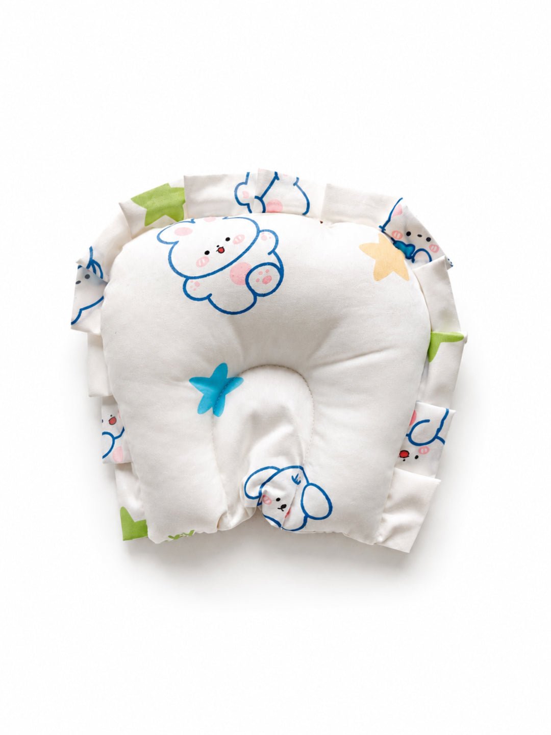 Off-White Cloud-Cover Portable Mosquito Net Bed For Kids